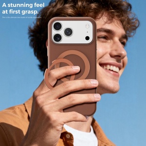 เคสโทรศัพท์แม่เหล็กแบบทอเทคโนโลยีล้ำสมัยสำหรับ iPhone 17 16 15 14 13 12 Pro Max 17 Air พร้อม 360 °   ฝาครอบกันกระแทกแบบมีขาตั้ง - Product Image 5