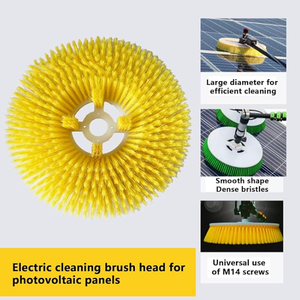 Cepillo de Limpieza de Paneles Solares Eléctrico de Una Sola Cabeza, Telescópico, con Rociador de Agua, para Módulos Fotovoltaicos - Product Image 5