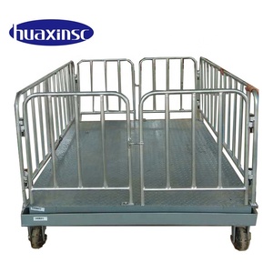 Fabrik 1t 3t 5t 10t Viehwaage mit Zaun und Vier Rädern - Product Image 2