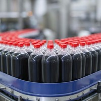 Machine de remplissage automatique de boissons gazeuses en bouteilles PET de 500 ml et 1 L, 6000 BPH, ligne de production de boissons gazeuses, équipement de fabrication de sodas