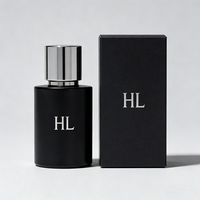 Flacon de parfum personnalisé sérigraphié 30ml 50ml 100ml rechargeable en verre cristal unique avec bouchon couronne et emballage de luxe sur mesure