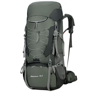 Hot Sale Wholesale 60L 75L Hiking Trekking Hunting Travel Outdoor Backpack