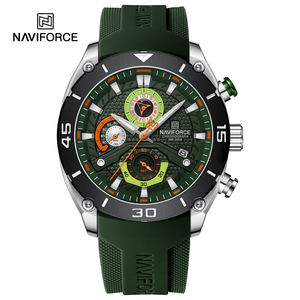 Orologio NAVIFORCE da Uomo Sportivo Impermeabile al Quarzo Cronografo con Lancette Luminose Reloj Hombre Regalo Maschile 8038 - Product Image 2
