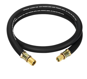 Original and New Size 1/2" 1/4" Vacuum <b>Hose</b> <b>Rubber</b> & Brass Material R410a Refrigerant Charging with Female Flare Fitting R502 - Product Image 3
