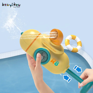 Kouyikou jouets de <span class=keywords><strong>bain</strong></span> Mini <span class=keywords><strong>sous</strong></span>-<span class=keywords><strong>marin</strong></span> ensemble kit de bricolage <span class=keywords><strong>jouet</strong></span> pour enfants bébé eau piscine salle de <span class=keywords><strong>bain</strong></span> 2024 plastique mignon enfants cadeau - Product Image 2