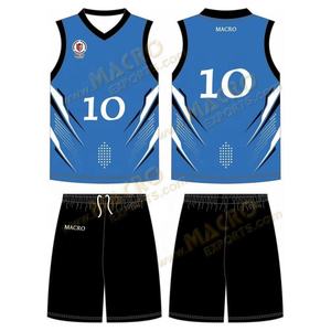 Ropa deportiva de poliéster personalizada para hombre, camiseta de entrenamiento de nuevo estilo, uniformes de voleibol de baloncesto reversibles, Diseño de equipo nuevo - Product Image 4