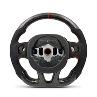 Auf Lager Geschmiedetes Carbon-Lenkrad für Dodge Charger Challenger Durango SRT Hellcat Jeep Grand Cherokee 2014-2024