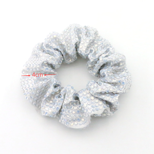 Preço de Fábrica Dream Fashion: Scrunchies de Cabelo Extra Grandes, Tecido com Glitter Personalizado, Elástico de Cabelo Grosso para Ocasiões Casuais, Atacado - Product Image 5