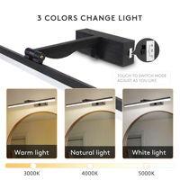 Lumières noires d'image de LED pour l'éclairage élégant de mur de galerie de salon pour des affichages de mur