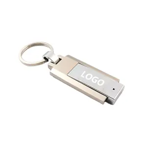 Unidade flash USB de 4 GB 2.0 com estojo de metal, unidade flash de memória USB de venda imperdível