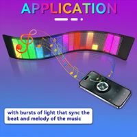 LED Truck Car Devil Eye Light APP Télécommande Grand écran Texte personnalisé Animation Motif Éclairage Affichage pour pare-brise