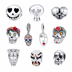 Vente en gros de breloques en argent 925 de haute qualité pour la création de bijoux DIY, motif cœur, garçon et fille, couples, pour colliers et bracelets - Product Image 6
