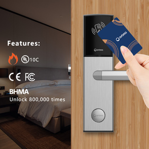 E3092 High Quality Hotel <b>Key</b> Card Digital Hotel 1K Card Wireless Hotel Door <b>Lock</b> With Free Sdk and APP - Product Image 1
