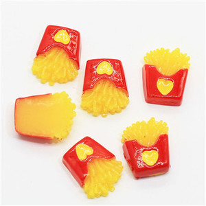 100 पीसी मिनी सिमुलेशन लंबी फ्रेंच फ्राइज़ राल गुड़ियाघर सहायक उपकरण DIY स्क्रैपबुकिंग शिल्प होम गार्डन के लिए आपूर्ति बनाना - Product Image 6