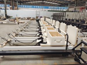 Studio dan <span class=keywords><strong>Reformer</strong></span> Pilates Pribadi dari <span class=keywords><strong>Aluminium</strong></span> Termasuk Kotak Duduk Ekstensi Tali Ganda - Product Image 5