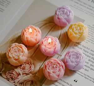 Ensemble de bougies aromatiques à la rose romantique, cire de soja naturelle, parfum longue durée, cadeau de confession pour la Saint-Valentin - Product Image 2