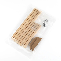 Kit de cadre en bois massif pour bricolage avec cales en bois et barres de civière en toile de peinture diamantée