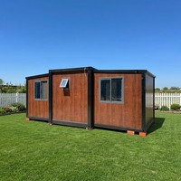 Mini-maison avec salle de bain, maison modulaire préfabriquée, maison-conteneur, maisonnette, maison mobile préfabriquée extensible