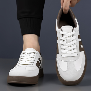 Chaussures de Skateboard Blanches Tendance pour Hommes – Style Streetwear Personnalisé avec Lacets – Confortables pour la Marche – Offre Spéciale - Product Image 6