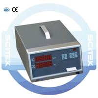 El analizador digital de escape de automóvil SCITEK mide las concentraciones de gas de oxígeno HC CO con un rango de temperatura de-5 ~ 50C