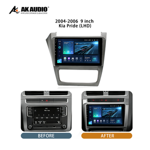 Marco de 9 Pulgadas para Reproductor de DVD de Coche Volkswagen <span class=keywords><strong>Fox</strong></span> 2014-2018, Marco para Radio con Navegación Android Auto, Plástico ABS - Product Image 6