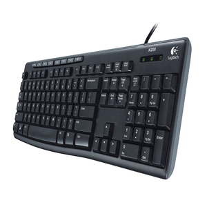 โปรโมชั่นใหม่ คีย์บอร์ดและเมาส์แบบมีสาย Logitech <span class=keywords><strong>MK200</strong></span> USB ขนาดเต็ม สำหรับแล็ปท็อป ใช้ในสำนักงานและที่บ้าน - Product Image 1