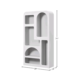 <span class=keywords><strong>Libreria</strong></span> in Legno Massello Stile Fattoria Combohome, Scaffale Espositivo in Pino Riciclato <span class=keywords><strong>per</strong></span> Casa, Appartamento e Ingresso - Product Image 5