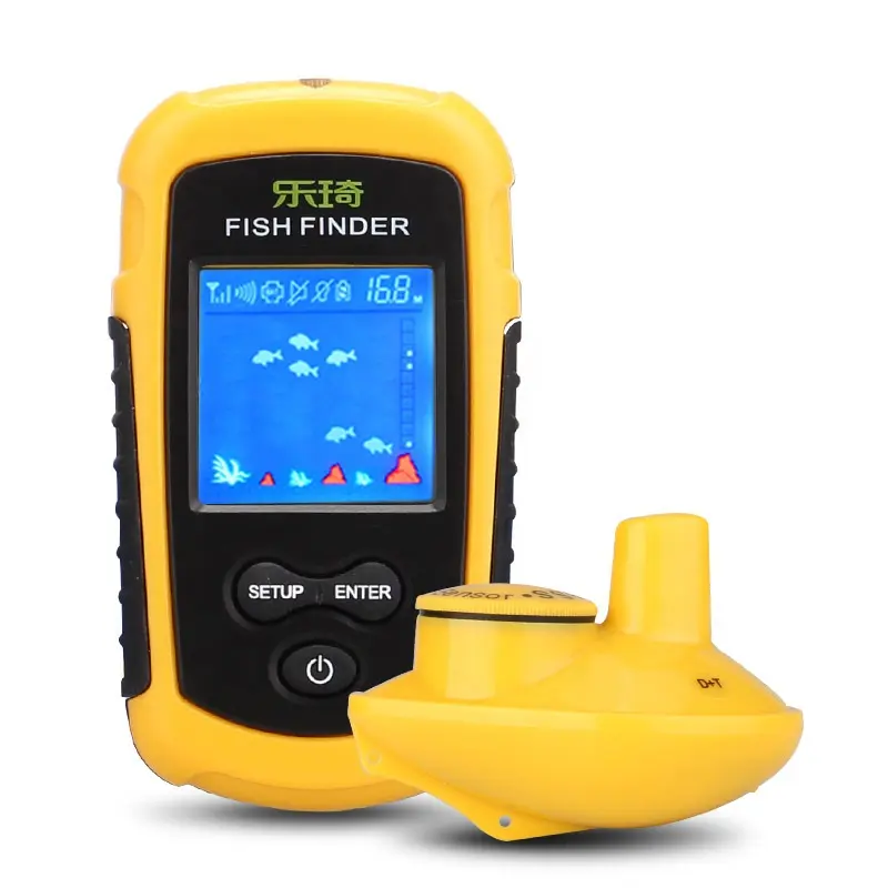 Vendita calda Lucky FFW1108-1 Sonar portatile senza fili colorato Fish Finder