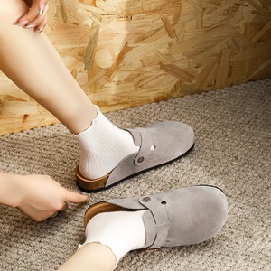 <span class=keywords><strong>Mules</strong></span> en cuir véritable personnalisées unisexes de haute qualité, <span class=keywords><strong>mules</strong></span> antidérapantes en liège avec soutien de la voûte plantaire, sabots <span class=keywords><strong>Birkenstock</strong></span> pour femmes - Product Image 2