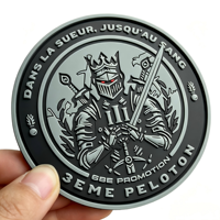 Patch thermocollant rond à sequins appliqués, broderie personnalisée sur toile et PVC pour la décoration de chapeaux et de vêtements, OEM ODM