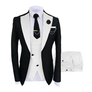 <span class=keywords><strong>Costume</strong></span> d'affaires et de mariage formel 3 pièces classique pour hommes <span class=keywords><strong>en</strong></span> vente fermeture à glissière respirante et fermeture à glissière - Product Image 2