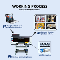 Mesin Printer Film Transfer Stiker UV DTF Yinghe A3, Printer Kulit Uvdtf dengan Gudang di Luar Negeri