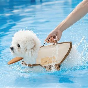 Giubbotto di Salvataggio Ecologico e Confortevole per Animali Domestici con Imbottitura in EPE e Tessuto Oxford per Cani e Gatti, per Nuoto e Attività Acquatiche - Product Image 2