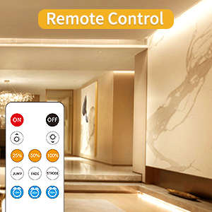 Bandes LED flexibles COB, 3000K DC24V, blanc dimmable, contrôle par télécommande et application, lumières LED en forme <span class=keywords><strong>de</strong></span> corde pour salon, étagère, cabine, <span class=keywords><strong>lit</strong></span> - Product Image 5