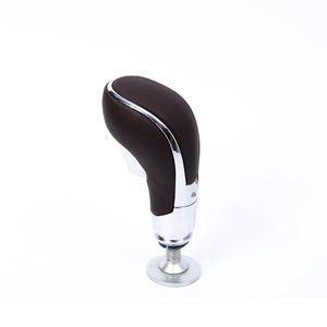 Durevole automatico cromato in pelle marrone nero sollevare retromarcia Topuzu pomello leva del cambio per insegne a <span class=keywords><strong>Astra</strong></span> J Zafira C - Product Image 2