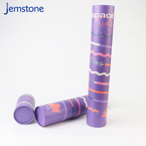 Fábrica física, venta al por mayor, lata de papel, tarro de papel, embalaje de tubo de papel redondo Kraft - Product Image 3