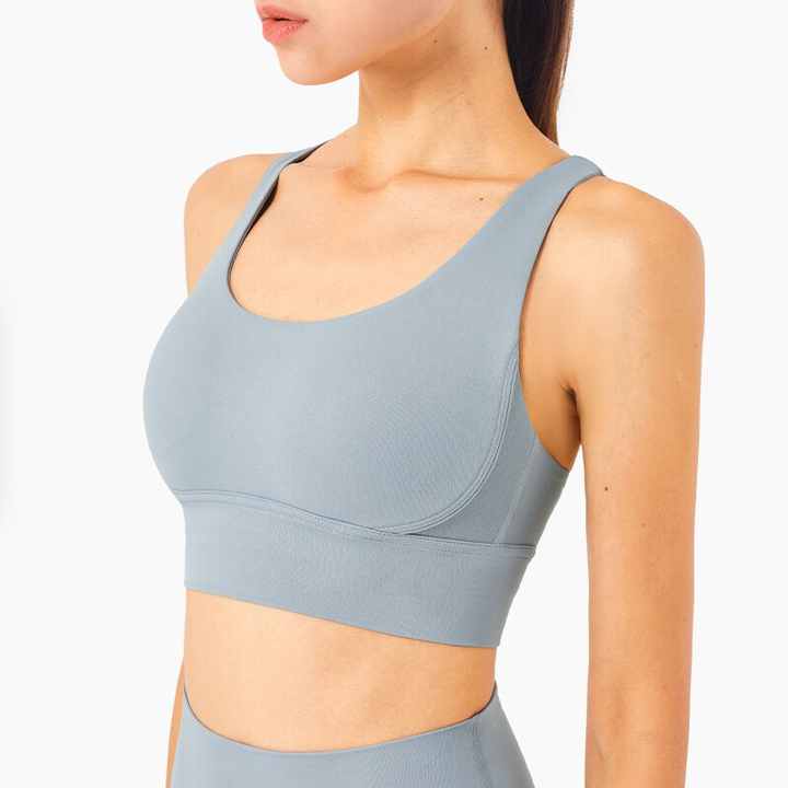 Women's Padded Sports Bra Top - Yoga & Fitness Vest With Support, Stretchy & Comfortable