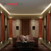 Panneau de diffusion acoustique en bois, diffuseur acoustique bien conçu, panneau mural d'absorption pour le son HIFI et le cinéma maison