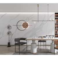Panneau mural moderne en PVC marbré ignifuge et imperméable 3D pour salle de bain, douche, hôpital, salon, hôtels, design d'intérieur