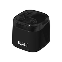 Taille-crayon électronique de bureau fantaisie Eagle EG-5162 cylindrique en plastique et métal, certifié CE, à piles, pour étudiants