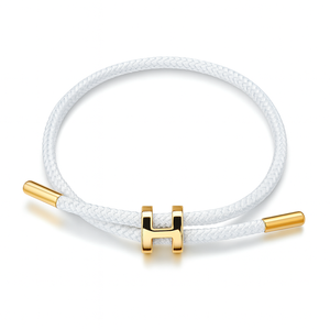 Bianco elastico cravatta per capelli con chiusura in metallo oro elegante e resistente per coda di cavallo elegante accessorio di moda per le donne ragazze - Product Image 1
