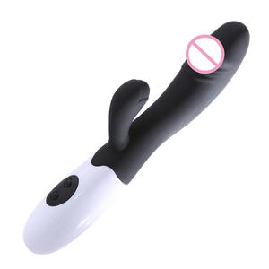 Realistischer Kaninchen vibrator mit 30-Gang-Modi Wasserdichtes Silikon-ABS-USB, wiederauf ladbar für Frauen und Paare - Product Image 6