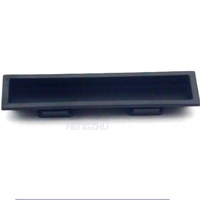 Hengsheng XAM46 poignées noir ABS tiroir dissimulé armoires de cuisine poignées porte tirer Flush Pull poignée de porte d'armoire en plastique