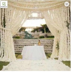 Guirnalda <span class=keywords><strong>de</strong></span> Flores Artificiales <span class=keywords><strong>de</strong></span> Glicinia O-X273 <span class=keywords><strong>de</strong></span> 2 m, Guirnalda <span class=keywords><strong>de</strong></span> Flores <span class=keywords><strong>de</strong></span> Hortensia Colgante para Techo, Guirnalda <span class=keywords><strong>de</strong></span> Flores <span class=keywords><strong>de</strong></span> Seda, Decoración <span class=keywords><strong>de</strong></span> Boda - Product Image 2