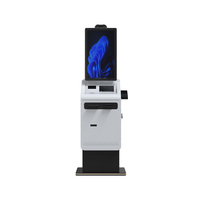 Kiosco Inteligente de Autoservicio con Pantalla Táctil de 27 Pulgadas, SDK, 10 Puntos de Tacto, Carcasa Metálica, Soporte de Piso para Pedidos y Pagos en Interiores