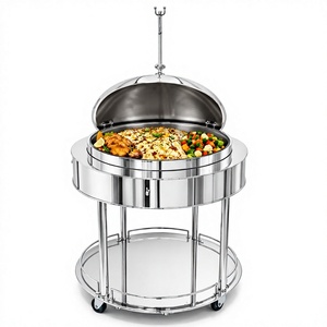 Recipiente para Calentar Comida de Acero Inoxidable, para Mantener las Comidas Preparadas Calientes Durante Eventos, Bufés, Bodas, Restaurantes y Hoteles - Product Image 1