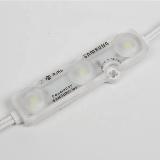 12V 1.5W Samsung Led modülü tek renk su geçirmez SMD5730 enjeksiyon led modülü kore tasarımı ile