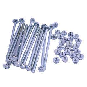 Juego de Pernos y Tuercas Hexagonales M6105, Paquete de 100 Piezas para Tornillos de Generador y Equipo Mecánico, Piezas y Accesorios Esenciales - Product Image 4