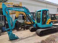 Miniexcavadora Usada de Alta Calidad, Modelo U008, 3 Toneladas, Año 2007, Motor, Rodamientos y Bomba de Origen Japonés, para Video