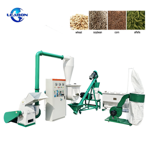 Granulateur complet d'alfalfa, moulin à granulés de maïs en poudre, petite usine de fabrication d'aliments pour volailles - Product Image 4